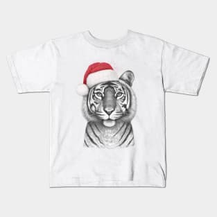 Christmas tigress Kids T-Shirt